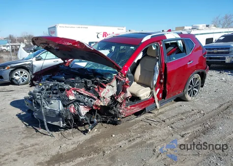 2019 Nissan Rogue Sl z USA, uszkodzony, nr VIN 5N1AT2MV2KC835902